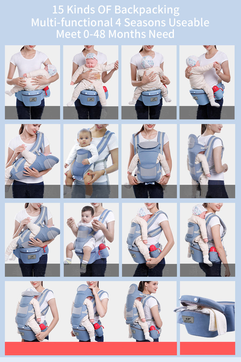 Baby Carrier, 3 Use Models, 15 Kinds Carry Ways, 9 Functions