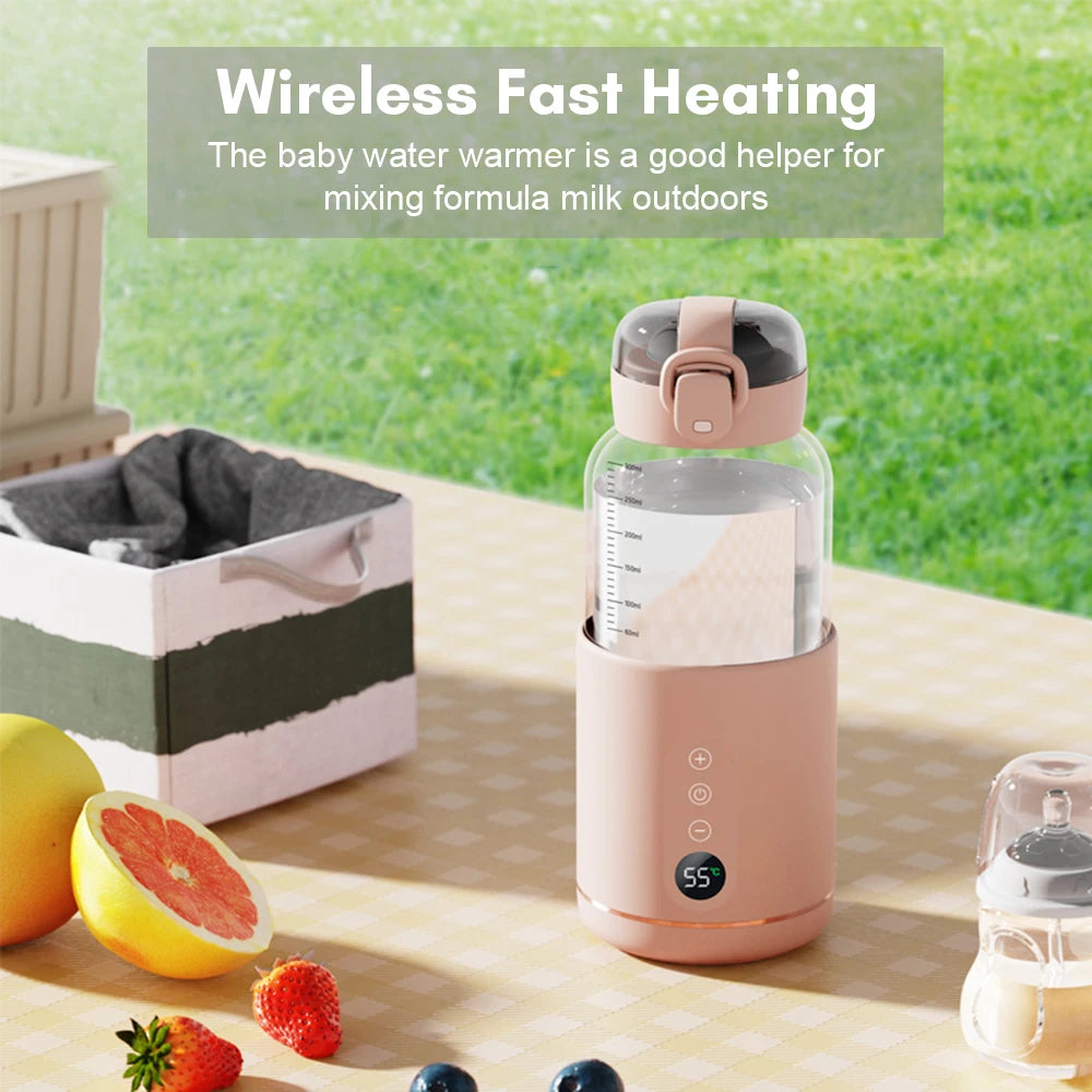 Portable Electric Water Warmer For Baby Formula Milk...