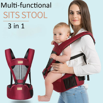 Newborn Baby Carrier 0-36 Months, Breathable Adjustable