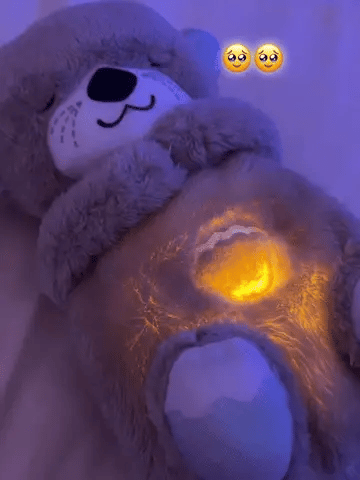 Breathing Otter Sleep Plush Toy